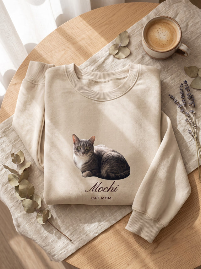 Sudadera con foto y nombre – Sudadera personalizada de mascota