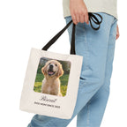 Custom Photo Tote Bag with Name – Personalized Pet Tote
