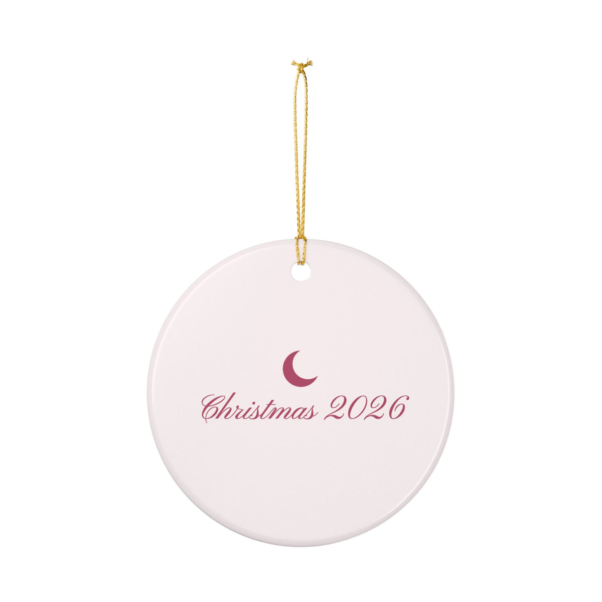 Décoration de Noël photo personnalisée avec prénom – Ornement animal en céramique