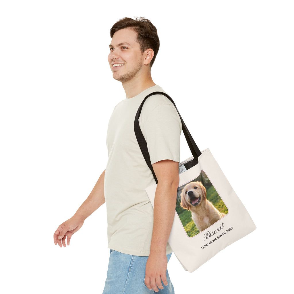 Custom Photo Tote Bag with Name – Personalized Pet Tote