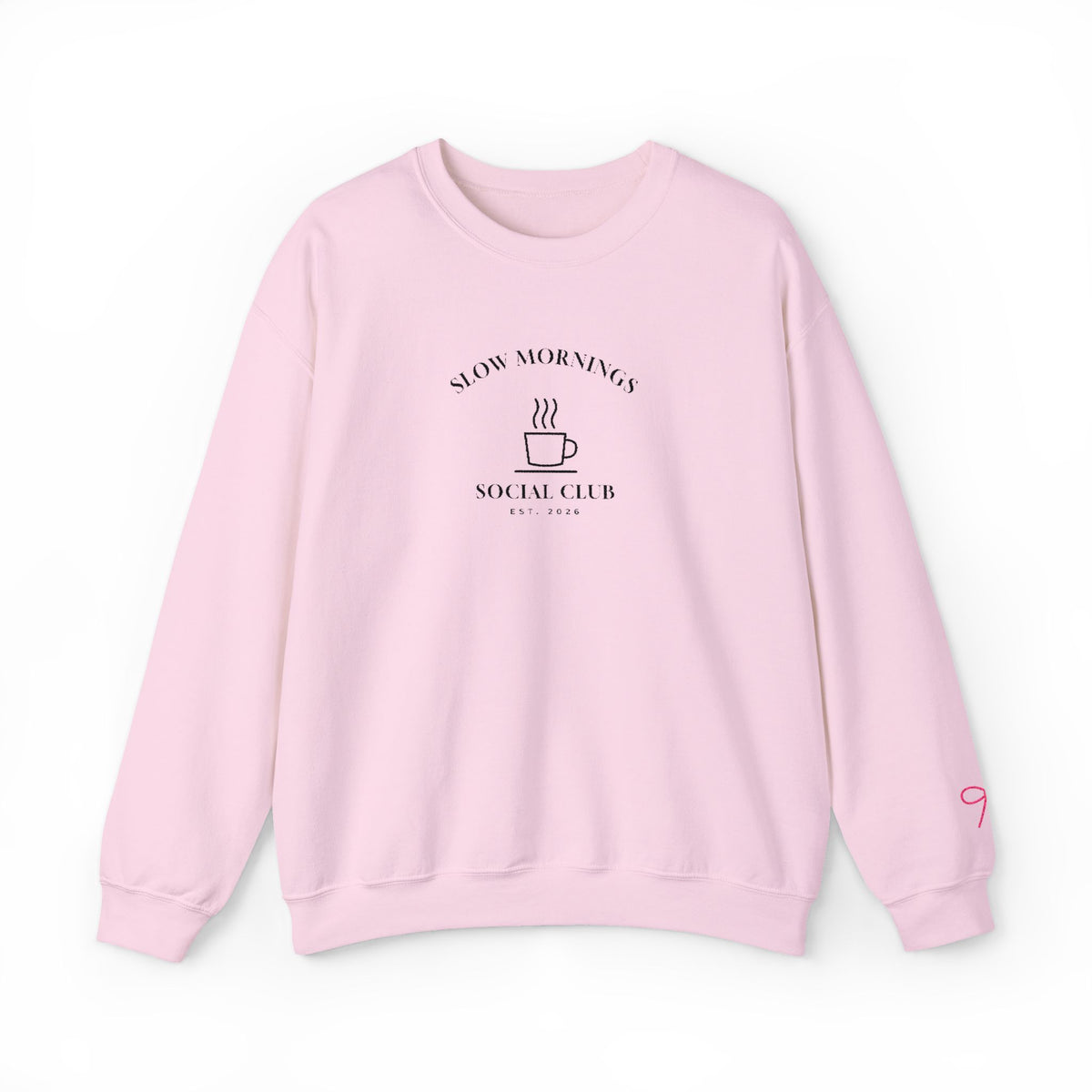 Sudadera bordada Slow Mornings Social Club