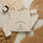 Sudadera bordada Slow Mornings Social Club