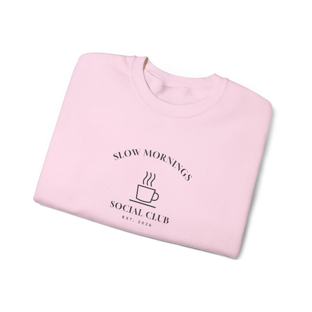 Sudadera bordada Slow Mornings Social Club