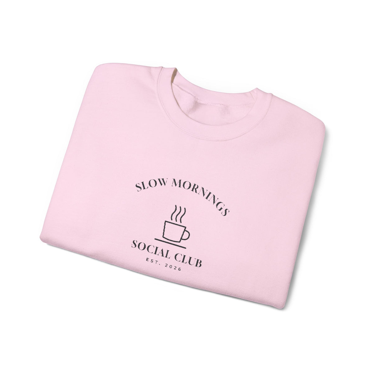 Sudadera bordada Slow Mornings Social Club