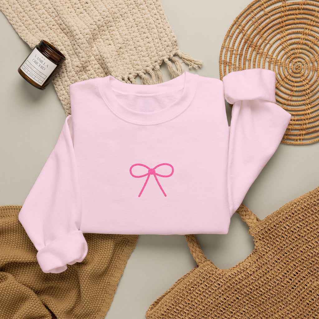 Besticktes Sweatshirt Coquette Bow