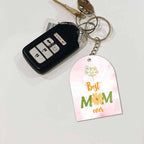 Custom Pet Photo Keychain, example design