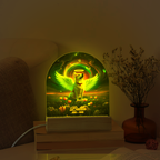 Custom Photo Night Light with Name, example design