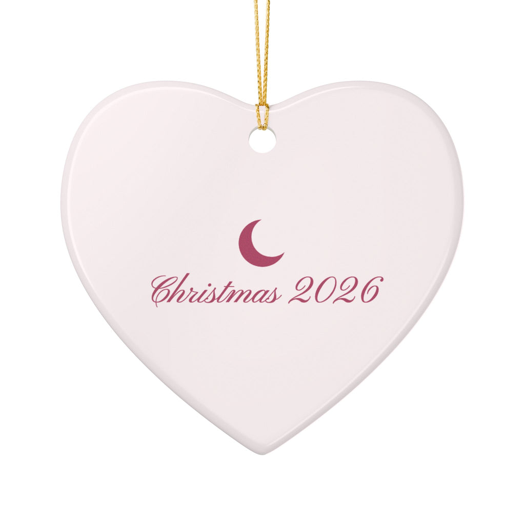 Décoration de Noël photo personnalisée avec prénom – Ornement animal en céramique