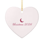 Décoration de Noël photo personnalisée avec prénom – Ornement animal en céramique