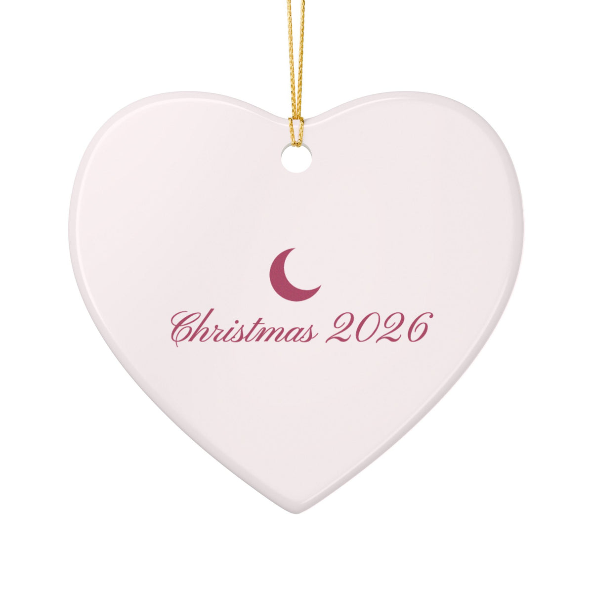 Décoration de Noël photo personnalisée avec prénom – Ornement animal en céramique