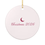 Décoration de Noël photo personnalisée avec prénom – Ornement animal en céramique