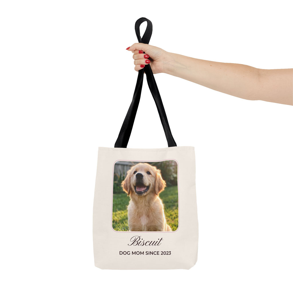 Custom Photo Tote Bag with Name – Personalized Pet Tote