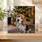 Custom Photo Building Block Frame, 5x7 in, live preview with a sample photo