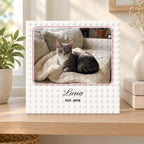 Custom Photo Building Block Frame, example personalised design