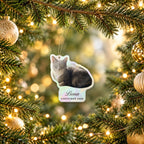 Holographic Photo Ornament, Cut to Shape, broken glass, 3.5 in, live preview with a sample photo