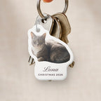 Custom Pet Photo Keychain, close-up of the personalised print